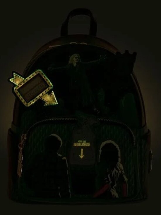 Loungefly Beetlejuice Graveyard Glow-in-the-Dark Mini-Backpack - Limited Edition main image 5